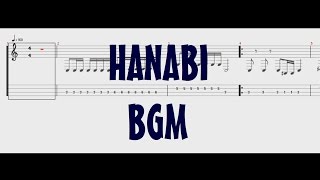 ［パチスロ］ HANABI  ビッグボーナスBGM ［ベースTAB譜］ [upl. by Thorsten]