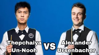 Alexander Ursenbacher VS Thepchaiya UnNooh Unibet British Open 2024 Qualifiers [upl. by Niltyak]