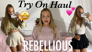 HUGE TRY ON REBELLIOUS FASHION HAUL MARCH 2019🥰💕AD [upl. by Sandy]