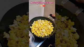 Popcorn at home🍿 Movie night popcorn❤️popcorn popcorntime popcornbucket popcornviral movienight [upl. by Inavihs]