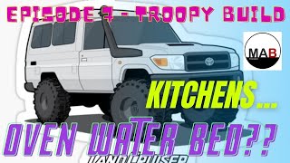 The best camper kitchen you can make yourself in a Landcruiser troop carrier  Part 7 [upl. by Byrn]