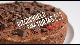 Bizcochuelo para tortas rellenas de cumpleaños  Bizcocho para pasteles dulces rellenos [upl. by Notrom472]