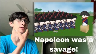 NAPOLEON WAS A SAVAGE The Napoleonic Wars  OverSimplified Part 1 reaction [upl. by Ardnalac]