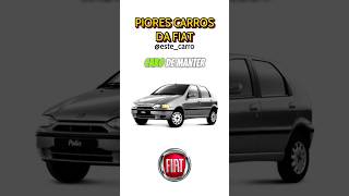 PIORES CARROS DA FIAT carros fiat palio [upl. by Inatirb]