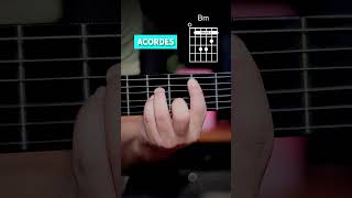 Acorde de Si Menor Bm en GUITARRA Acústica shorts guitarep acordesguitarra [upl. by Analaj32]