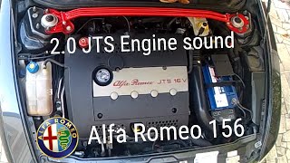 Alfa Romeo 156 20 JTS engine sound CAI  Exhaust [upl. by Huang]