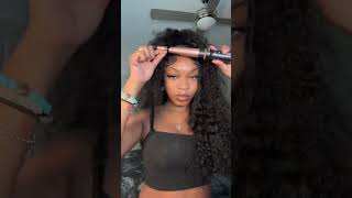 Can I go to the Halloween party with you😝😝😝Julia hair juliahair wigs curlyhair halloween [upl. by Keelin]