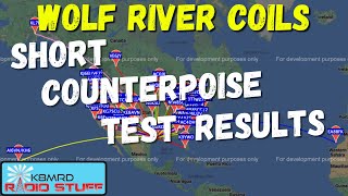 Test 2 Wolf River Coils Counterpoise Length Long VS Short [upl. by Burke]