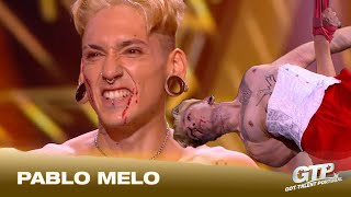 BOTÃO DOURADO Pablo Melo com uma grande atuação de aéreo  Galas  Got Talent Portugal 2024 [upl. by Drofnelg911]