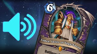 Hearthstone  Loken Jailer of YoggSaron Voice Lines [upl. by Durno]