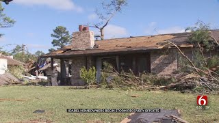 Idabel Homeowners Begin Storm Recovery Efforts After Tornado [upl. by Notrab84]