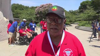 First Juneteenth Honor Flight brings Black veterans to visit DC memorials [upl. by Suk]