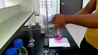 Determination of partition coefficient of acetic acid between chloroform and water at room temp [upl. by Ahsha88]