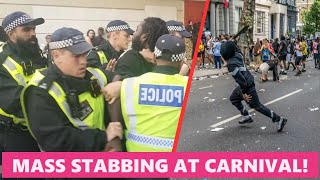 Mass Stabbing in London on the Second Day of Notting Hill Carnival [upl. by Premer]