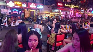 Street 136 Phnom Penh Cambodia 2024 4K Red Light District  Phnom Penh nightlife [upl. by Sawyere693]