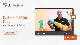 Tychem® 2000 Tape with garment and gloves [upl. by Egidius651]