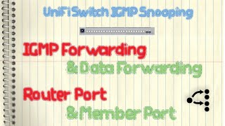 Ubiquiti UniFi Switch  IGMP Forwarding amp Multicast Router Port Multicast FilteringIGMP Snooping [upl. by Assenna445]