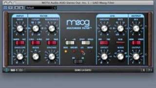 UAD Moog Multimode Filter [upl. by Hammel86]