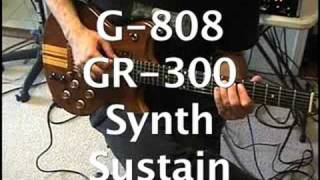 Roland GR300 G808 Guitar Synthesizer  Pat Metheny Tone [upl. by Urissa]