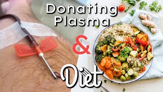 Donating Plasma and Diet  What Should You Eat Before and After Donating Plasma [upl. by Naryk]