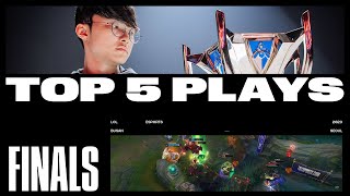 Top 5 Plays of Finals  Worlds 2023 [upl. by Teplitz665]