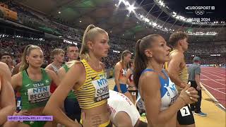 Final Relevo Mixto 4x400 Metros Mundial Atletismo 2024 Budapest [upl. by Yenttihw207]