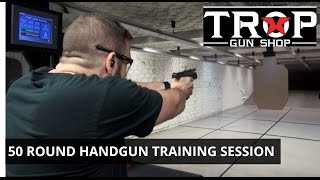 50 Round Handgun Training Session [upl. by Gundry]