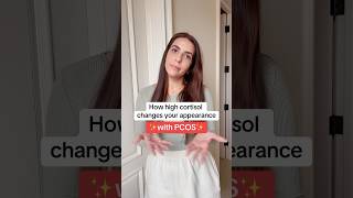 How high cortisol changes your appearance with pcos [upl. by Roose]