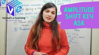 L 7  ASK  Amplitude Shift Key  Digital Communication  Vaishali Kikan [upl. by Jori]