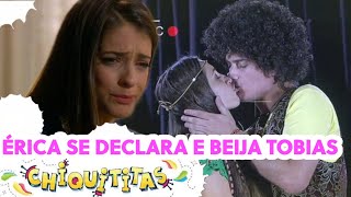 Érica se declara Beija Tobias e manda vídeo para Maria Cecília  Chiquititas [upl. by Inittirb]