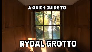 A quick guide to Rydal grotto Rydal falls from Rydal hall car park in the lake district uk [upl. by Naujd439]