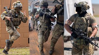 US Special Operation Soldiers Try Airsoft amp DESTROY Everyone With Realistic GBB Rifles  MG42 [upl. by Galasyn]