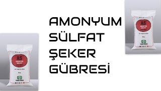 AMONYUM SÜLFAT GÜBRESİ  ŞEKER GÜBRESİ [upl. by Atinwahs]