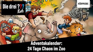 Die drei  Kids  Adventskalender 2021 24 Tage Chaos im Zoo  Hörspiel [upl. by Alyakcim]