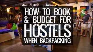 How To Book A Hostel When Backpacking [upl. by Guillemette669]