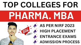 TOP PHARMA MBA COLLEGES  Placement  Admission  Courses  Fees  GPAT amp NON GPAT [upl. by Ycinuq]