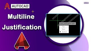 How to change the multiline justification in AutoCAD [upl. by Intihw]