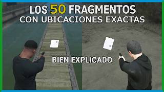 GTA 5  Los 50 FRAGMENTOS DE CARTA con Ubicaciones Exactas y ayuda  Como Encontrarlos [upl. by Esinehc]