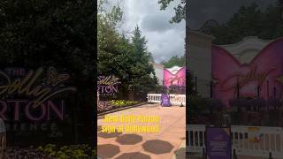 Dollywood 2024  New Dolly Parton new exhibit sign and pink butterfly goes up [upl. by Berk49]