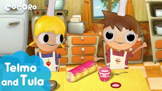 How to Make a Jelly Roll  Telmo and Tula Little Cooks  Cocoro TV [upl. by Kendre]