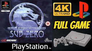 Mortal Kombat Mythologies SubZero  4K60ᶠᵖˢ UHD🔴  PS1  Longplay Walkthrough Full Movie Game [upl. by Nuahsed751]