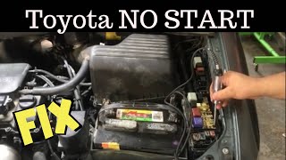 Toyota crank no start FIX [upl. by Naved]