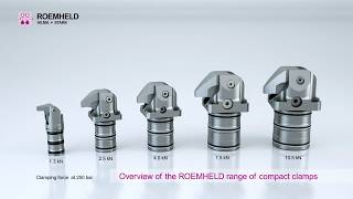 Mini Compact Clamps from Roemheld Designed for CNC Clamping Fixtures [upl. by Onaimad]