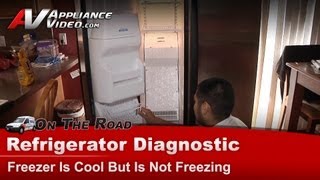 Whirlpool Refrigerator Repair  Freezer is Cold But is Not Freezing  GS6SHAXMS00 [upl. by Nairot]