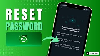 How To Reset Whatsapp Encrypted Password  2023 Update [upl. by Nailliw]