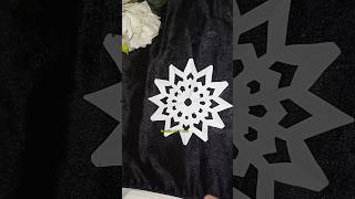 How To Make A Paper Flower Design For Paper Cutting design craft flowers shorts [upl. by Ailey]