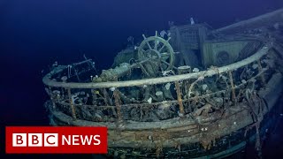 Underwater robots find Shackletons Endurance shipwreck in Antarctic  BBC News [upl. by Celestyn549]