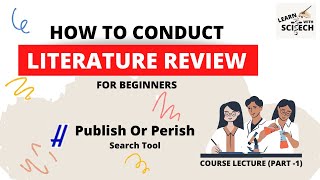 ✫ Conduct literature review for beginners in research ✫ Publish or Perish  Harzingcom ✫ [upl. by Lienaj]