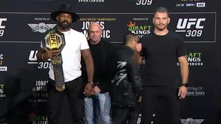 UFC 309 PRESS CONFERENCE Jon Jones vs Stipe Miocic [upl. by Ginelle]