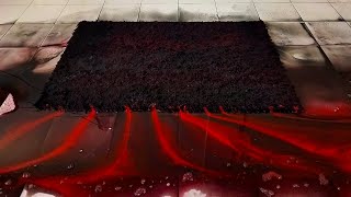 A carpet flowing with unprecedent color Satisfying carpet cleaning ASMR [upl. by Dickerson]